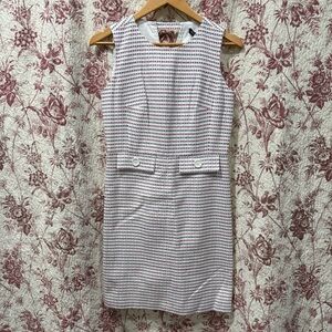 Brooks Brothers Sleeveless Textured Dress Women’s 2 NWT